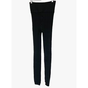 Fleece Leggings Lined Women’s Large/ XL Thermal Black Stretchy